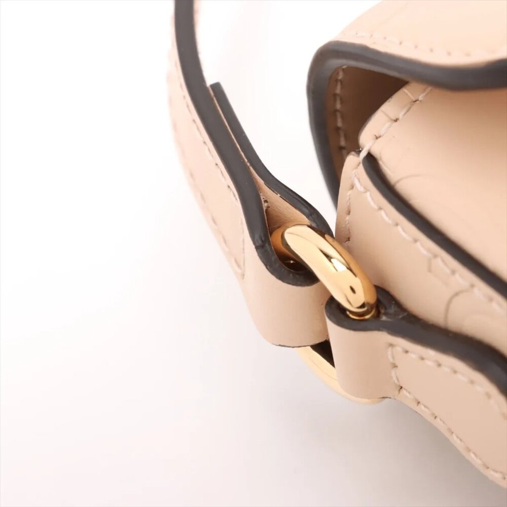 Sold Out ❌Gucci GG Super mini Leather Shoulder bag Beige 772794 - Picture 10 of 11